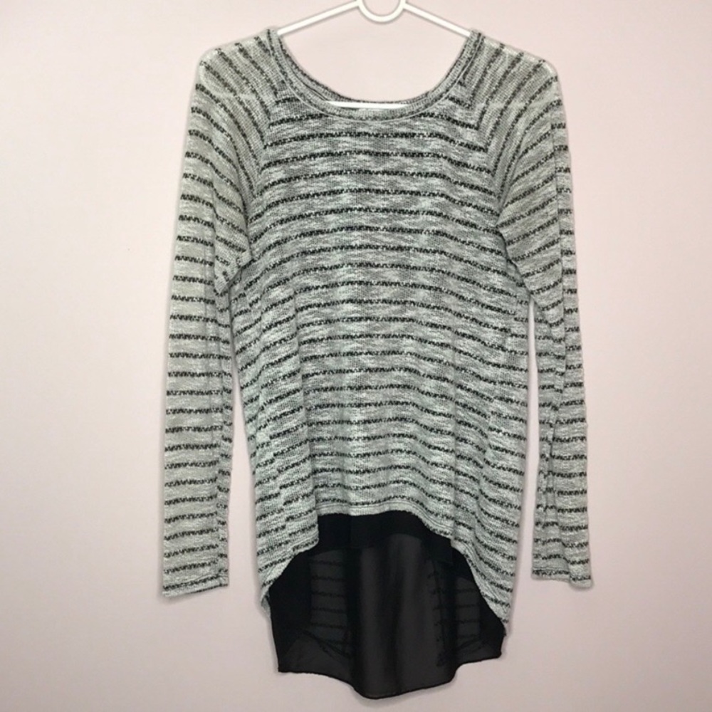 Tea n Rose Striped Knit Top